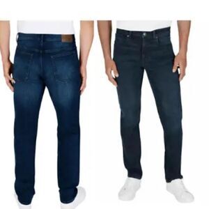DKNY Men's Duane Straight Fit Jeans Blue Chelsea Wash #21